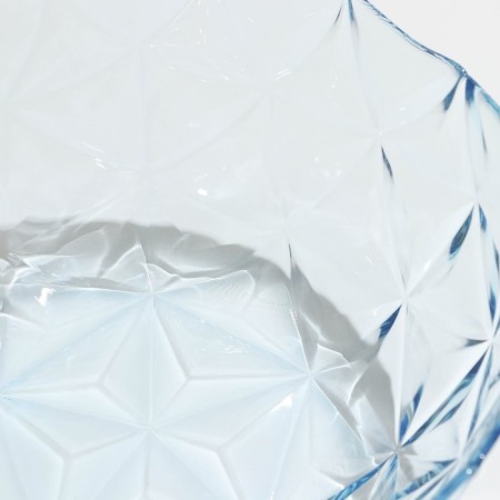 Glass salad "Estrella", 2.54 l, d = 23.5 cm, blue color-2