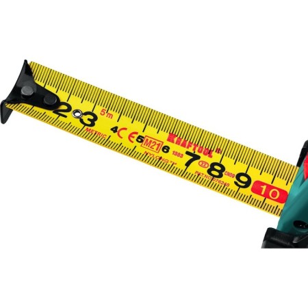 Roulette Kraftool X-Drive 34122-05-19_z02, shock-resistant trimmed case, 5 m x 19 mm-2