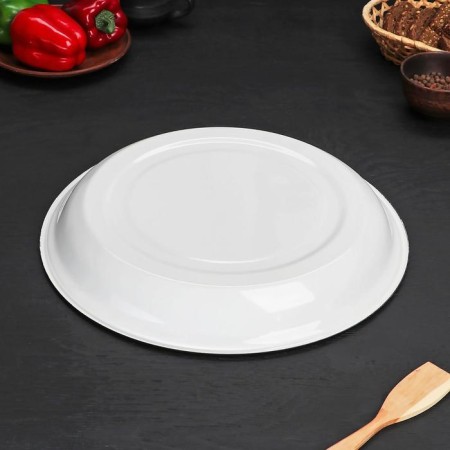 Cherry Orchard dish, 4.5 l, d = 40 cm, white color-2