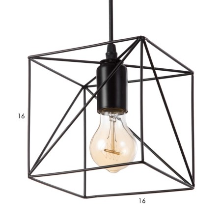 Lamp "Square" 3he27 40W 30x30x15-135 cm-4