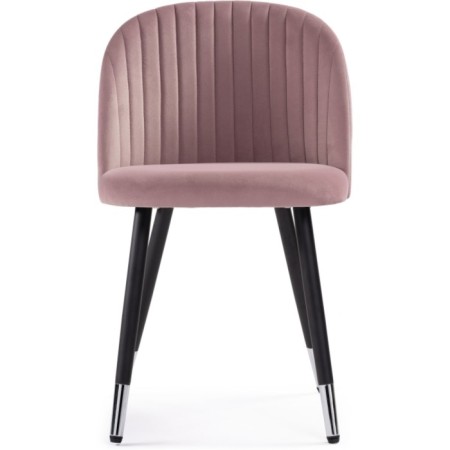 GABI Metal/velor, black/pink 50x53x79 cm chair-1