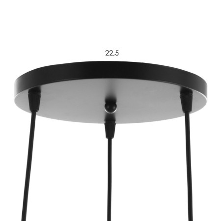 Bayerlux lamp "Vaina" 3he27 40W black 30x30x14-114cm-4