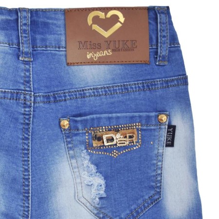 Jeans for girls, height 170 cm, blue color-2