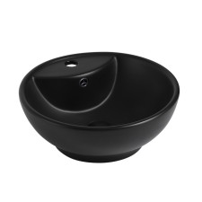 ABBER Bequem AC2101MB shell, 460x460x175 mm, black, matte