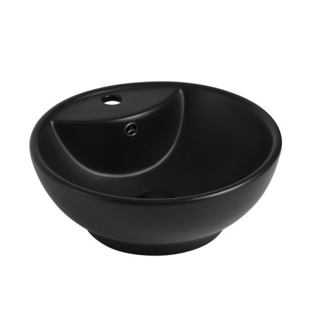 ABBER Bequem AC2101MB shell, 460x460x175 mm, black, matte