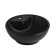 ABBER Bequem AC2101MB shell, 460x460x175 mm, black, matte