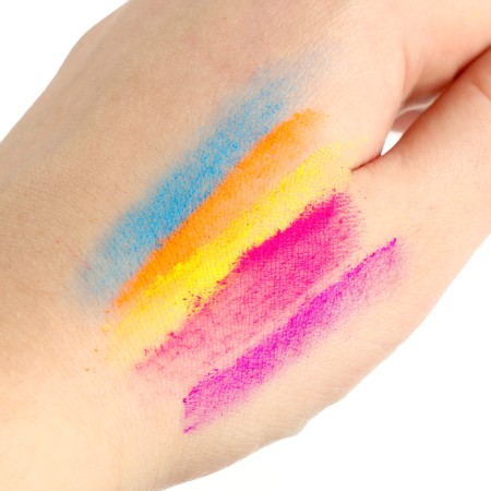 Aquagram for the face and body, glow from ultraviolet radiation, 6 colors-4