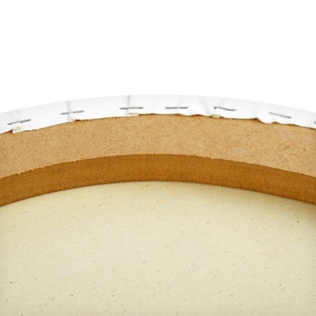Round canvas on the subframe D-40 x 2 cm, cotton 100%, acrylic soil, intended-grained, 380 g/m² calligrata-2