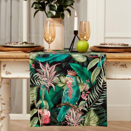 Ethel track Tropical Parrots 40*146 cm, 100% cotton, sarzha 190 g/m2-1
