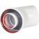The chimney element Rommer RCA-6010-000045, divert is dialing, d = 60/100 mm, 45 °