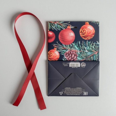 Gift package with the tape "Christmas Toy", 13 x 19 x 9 cm, New Year-3