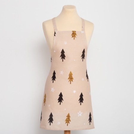 Apron "Dolyana" Christmas Mood 60x65cm, 100%HL, Rogozhka 164 g/m2-4