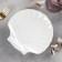 Porcelain-porcelain dish Wilmax shelley, d = 20 cm, white color