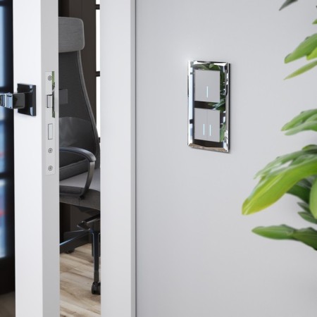 W4520606 touch switch, two-valve, with Wi-Fi function, silver-4