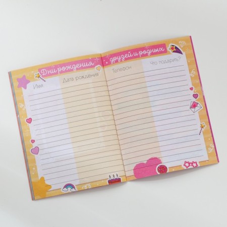 Profile for girls A6, 16 sheets "for princesses"-6