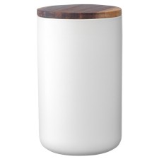 Банка для хранения Smart Solutions, керамическая, цвет белый, 750 мл