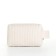Cosmetic bag with zipper, dairy color