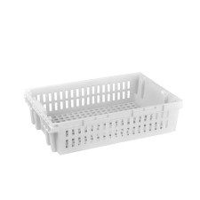 Plastic box, 403p, 60x40x15.2cm, white