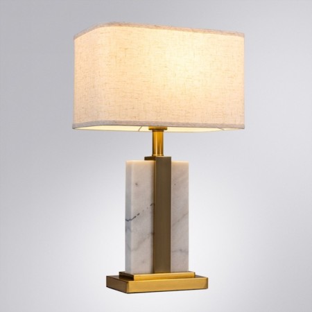Decorative table lamp Arte Lamp Varum a5055lt-1PB, E27, 60 W, 35x20x57 cm, copper, gray