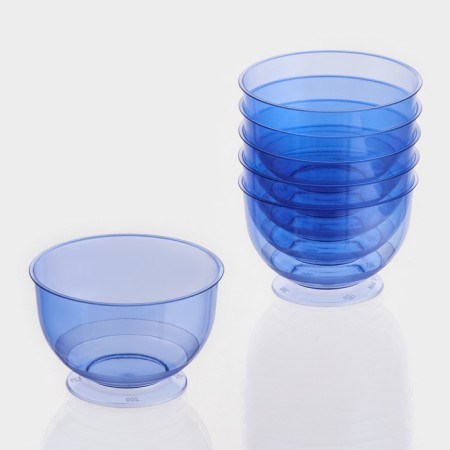 Crecanter Plastic disposable "Crystal", 200 ml, blue color-4