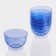 Crecanter Plastic disposable "Crystal", 200 ml, blue color