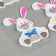 A set of stickers from EVA "Bunny", 4 pcs.