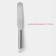 Back-tank blade straight share, 27 × 3 cm, working part 15 cm