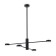 Freya FR5363CL-04B TACTIC, 845x845x775 mm ceiling lamp, GX53, 4x32W, black color