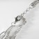 Pens "chain" links, 2 threads, color silver, 43 cm