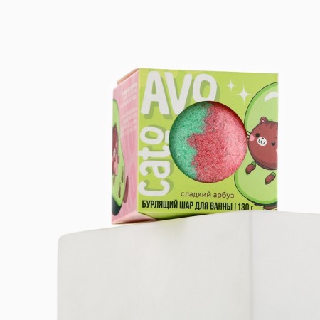 Avocato bathtub bombers, 130 g, watermelon aroma, Beauty Fooch-2