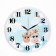 Watching clock, series: children's, "Indians", smooth move, D-30 cm