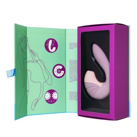 Satispyer Supernova vibrator, with a vacuum wave stimulator, 16.9 cm, silicone, pink color-2