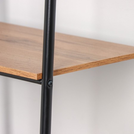 Wardrobe system with the shelves "Scandinavia 1", 110 × 38.5 × 147 cm, black color-4