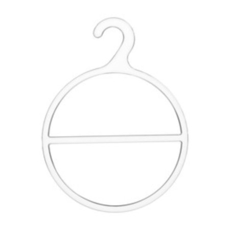 Hanged a circle (packing 20 pcs.), Transparent color 12.5 × 15 × 0.2-2