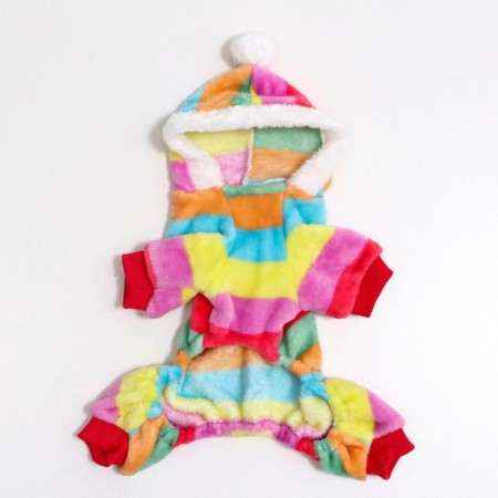 Combineson "Rainbow" with a hood, size M (DS 30 cm, og 40 cm, osh 30 cm)-6