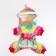 Combineson "Rainbow" with a hood, size M (DS 30 cm, og 40 cm, osh 30 cm)