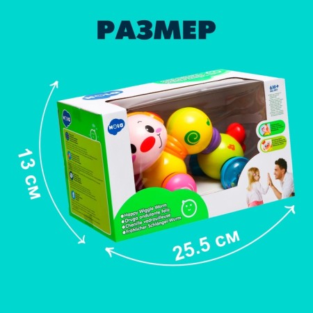 Musical toy "caterpillar", light and sound effects-6