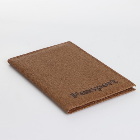 Passport cover, brown color-3