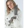 Gloves are female, dimensionless, without insulation, beige color