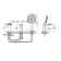 Bath mixer D&K berlin technische DA1434215, single -leaf, built -in, chrome/black 56649