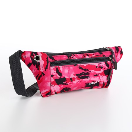Waist bag 30*1.5*10 cm, lightning department, 2 n/pocket, pink