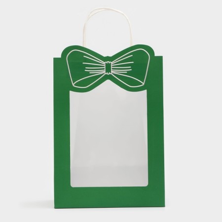 Gift package with the eye "Bant", 30 x 22 x 14, green-2