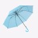 Umbrella - semi -automatic “plain” cane, 8 knitting needles, r = 46 cm, blue color