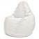 The hand-bag “pear” is positive Luma, size m, diameter 70 cm, height 90 cm, velor, color gray color