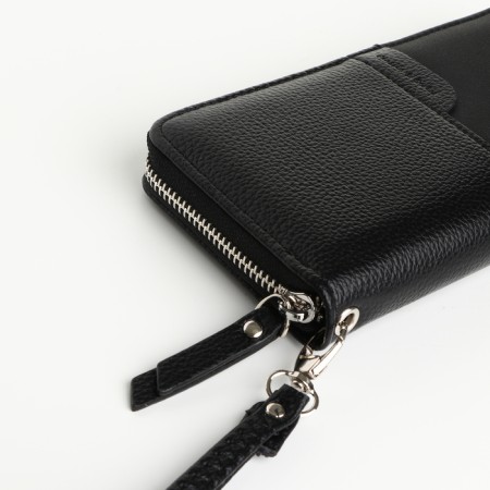 Women's wallet with lightning, black color-2