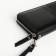 Women's wallet with lightning, black color