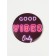 Mirror (1) Boarded GRL PWR D7cm Metal/Paper Good Vibes PVC/Box QF