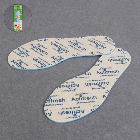Insoles for shoes for children, universal, 19-35 rr, pair, white color