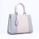 Lightning tout bag, outer pocket, long belt, gray color