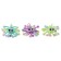Ball children's rubber -tree light "Chudik", color mix